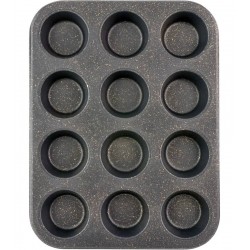 Forma Para 12 Cupcakes 35cm Essence Aço Carbono Mimo Style